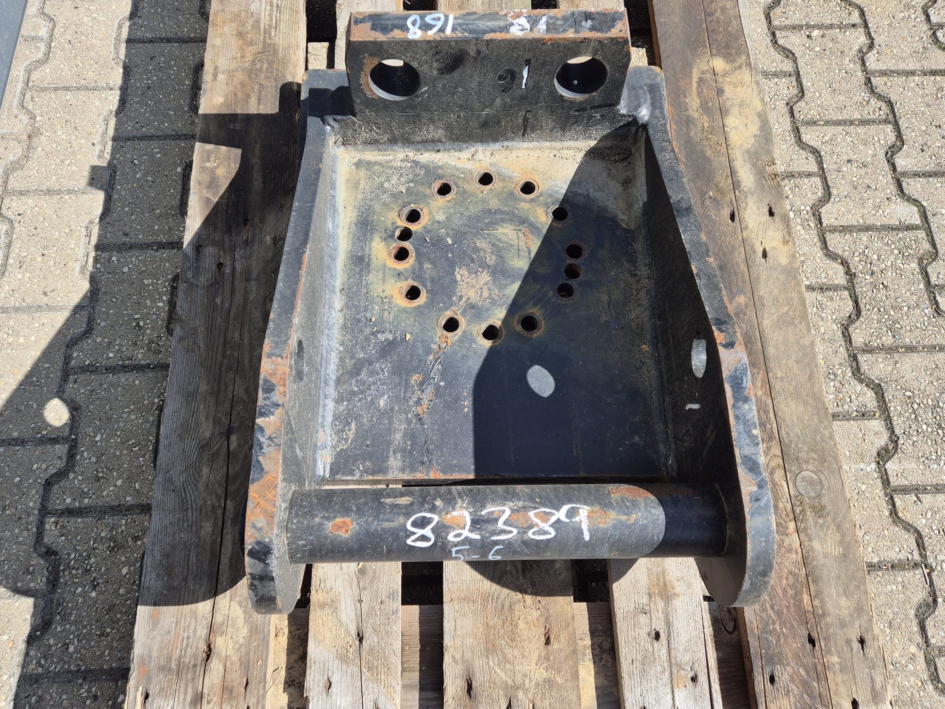 MS10 Adapterplatte Bohrbild Thumm 615 Rotator
