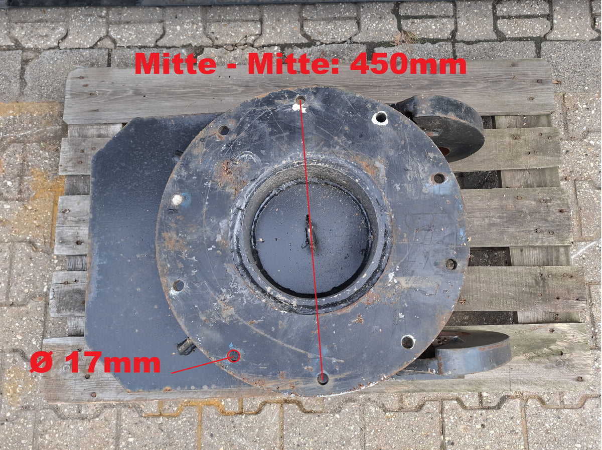 Smp Adapterplatte mit Bohrbild