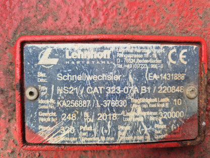 Lehnhoff HS21 / MS21 Schnellwechsler hydraulisch 310/80/445